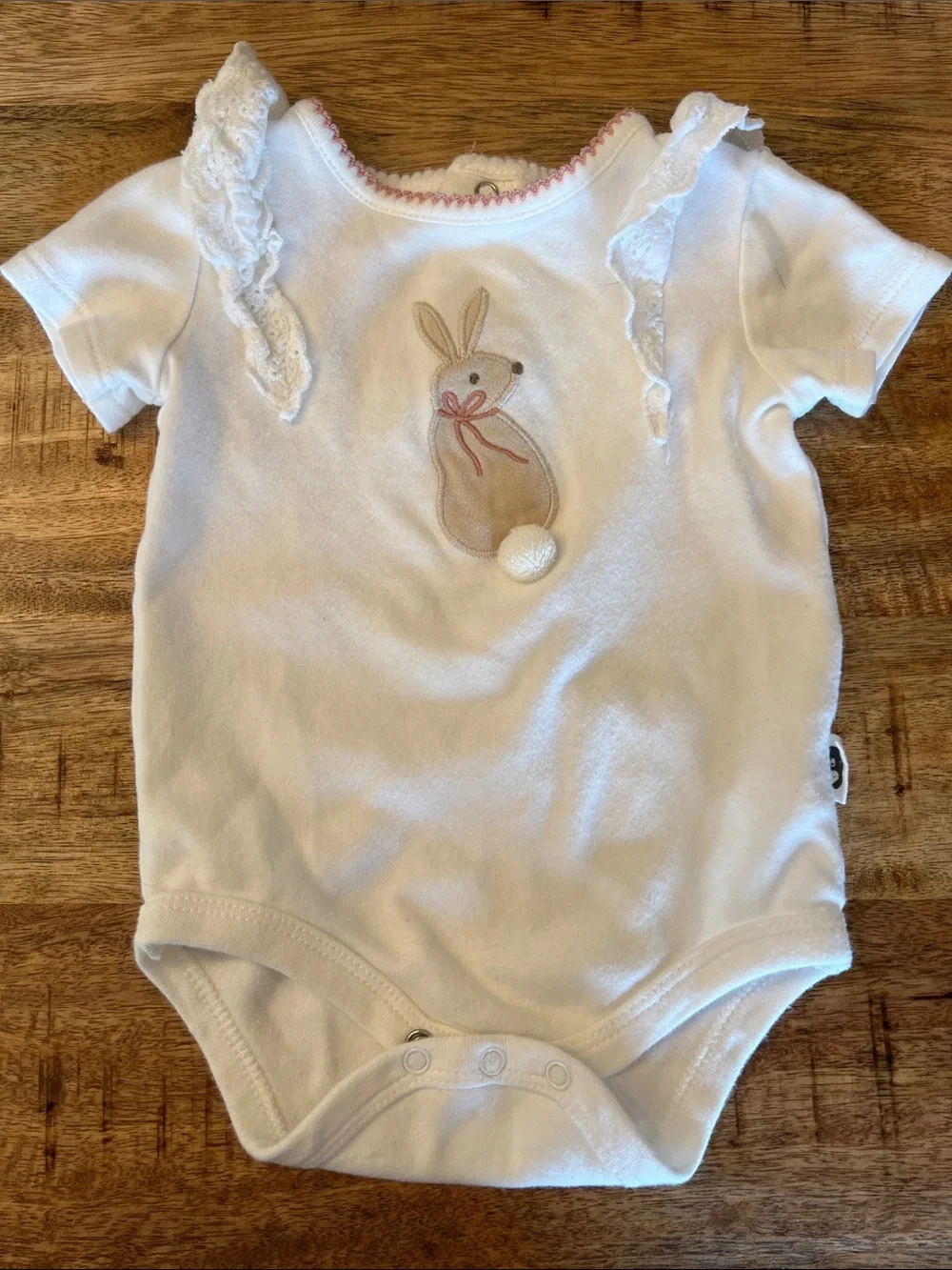 Carter's Baby One-Piece Bodysuits in White, Pink, and Sage Green